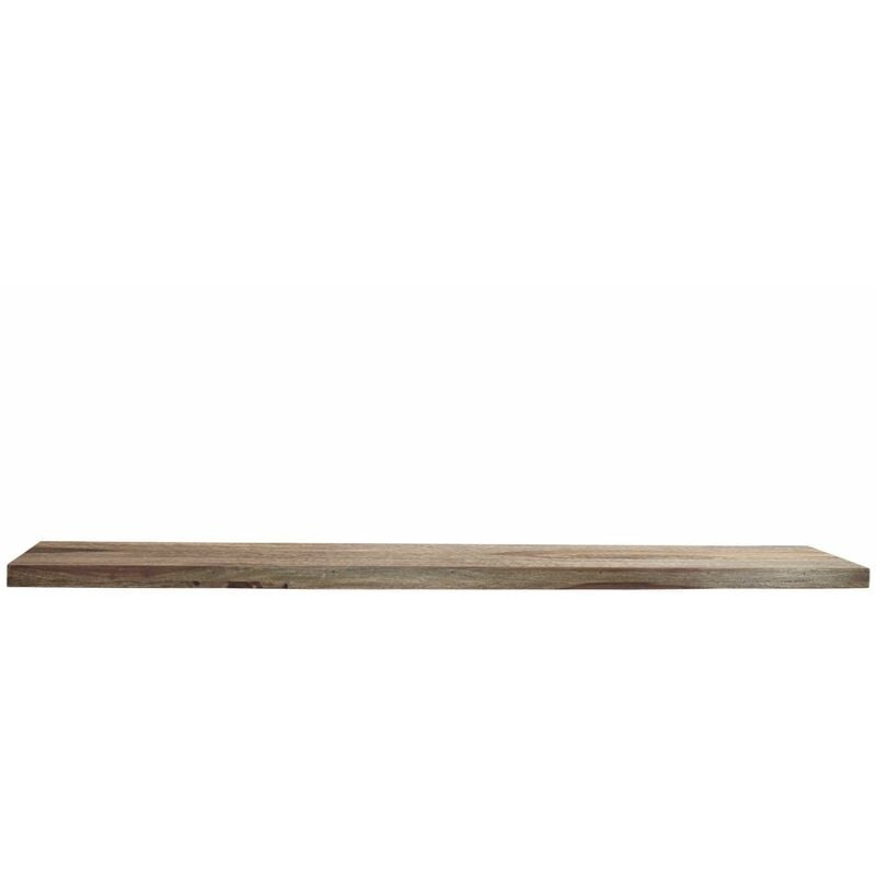 foto del prodotto mensola in legno di sheesham palissandro 55x25x4 grigio scuro oliato nature grey 062