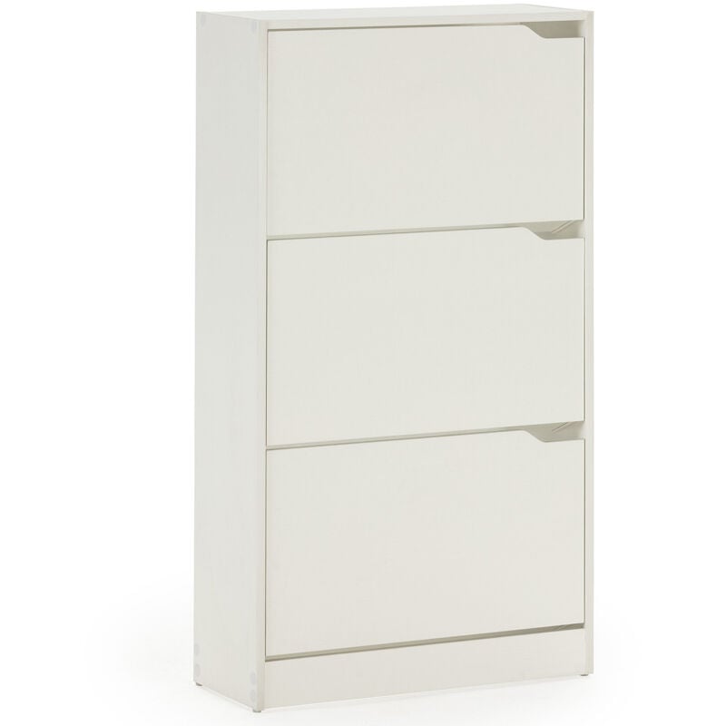 foto del prodotto mobile scarpiera angel 3 ante colore bianco, per 18 paia