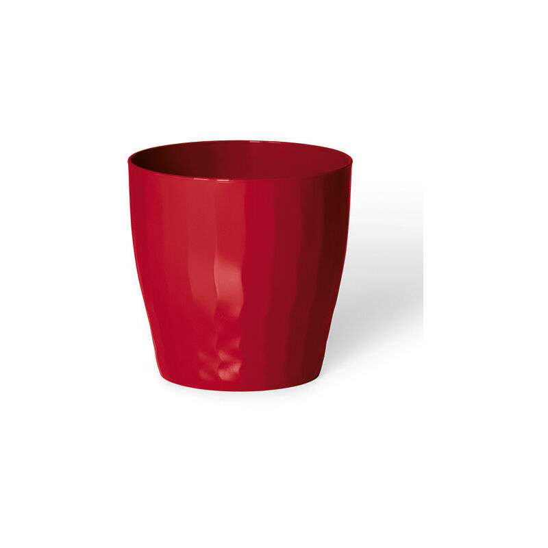 foto del prodotto vaso b living con ruote 40cm indoor rosso veca