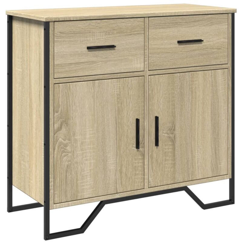 foto del prodotto vidaxl credenza rovere sonoma 79,5x35,5x74,5 cm in legno multistrato