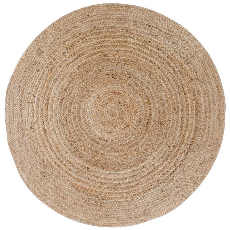 foto del prodotto epikasa tappeto rotondo bombay, juta, marrone, 150x150x1 cm