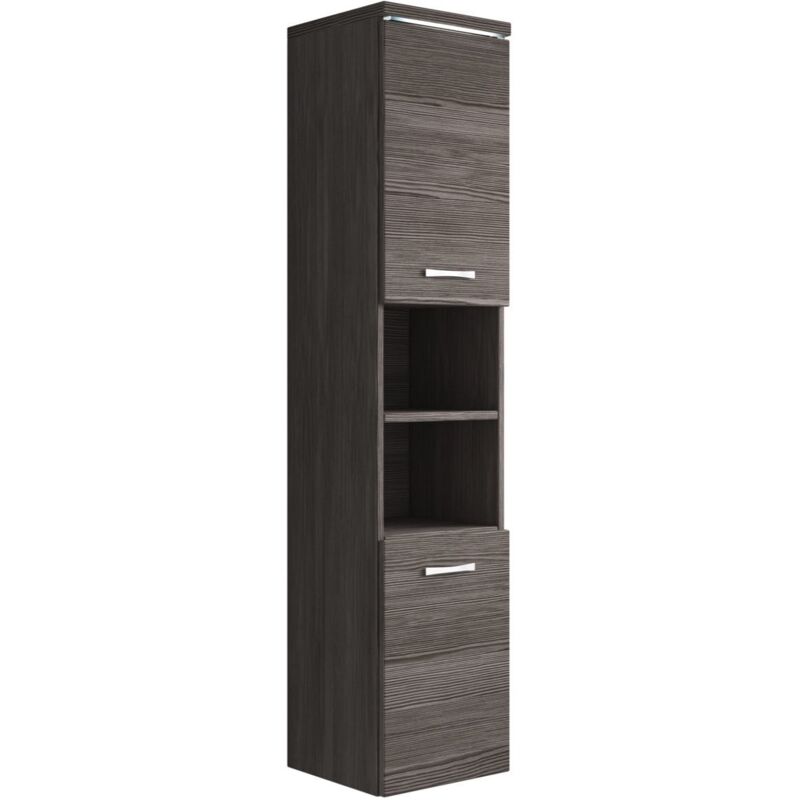 foto del prodotto mobiletto del bagno paso 35 x 35 x 160 cm rovere grigio mobiletto armadietto,