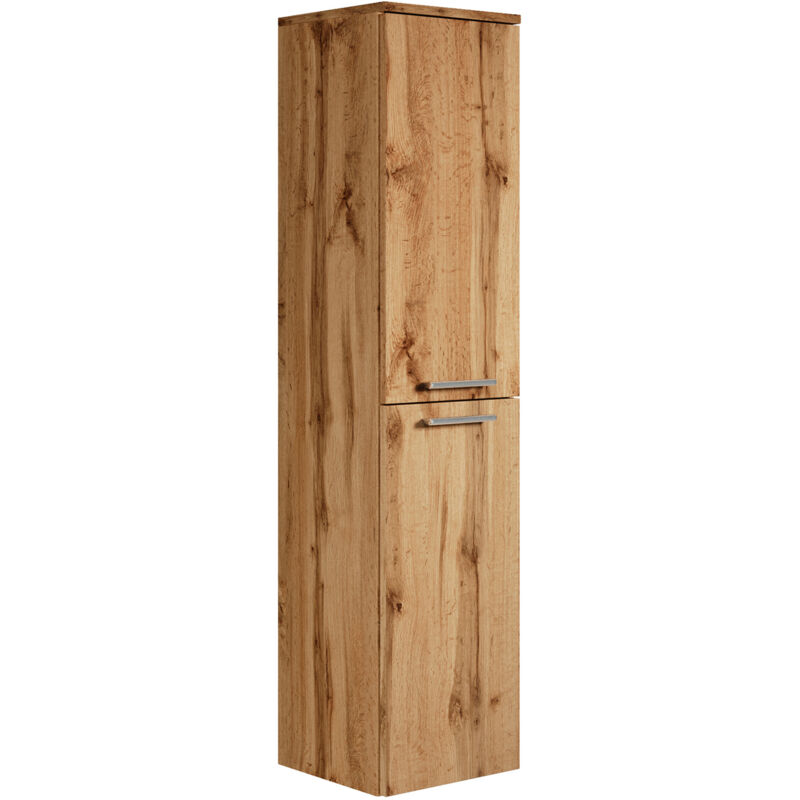 foto del prodotto mobiletto del bagno saturnus 130 cm rovere mobiletto armadietto
