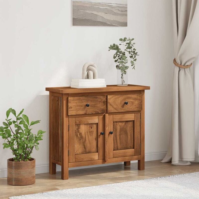 foto del prodotto furniture limited credenza in legno massello di mogano 75x30x65