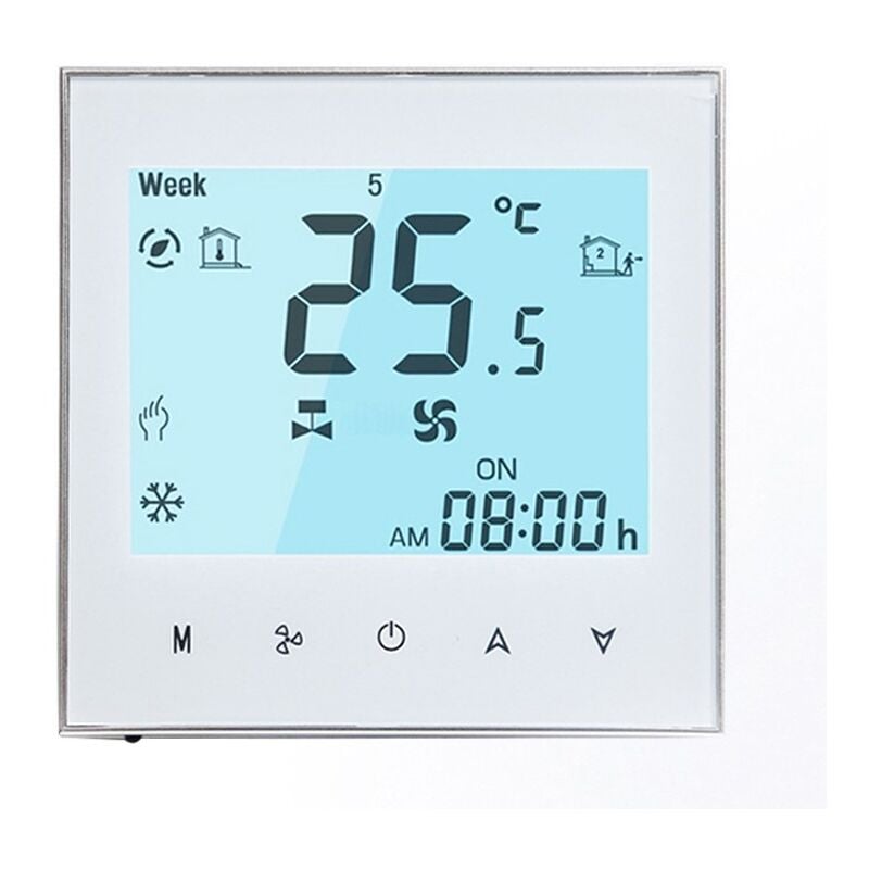 foto del prodotto beca termostato wifi bac 1000alwe fan coil con sonda bianco