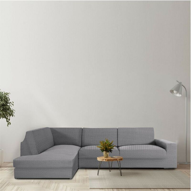 foto del prodotto webmarketpoint copridivano angolare sinistro grigio jaz 350 500