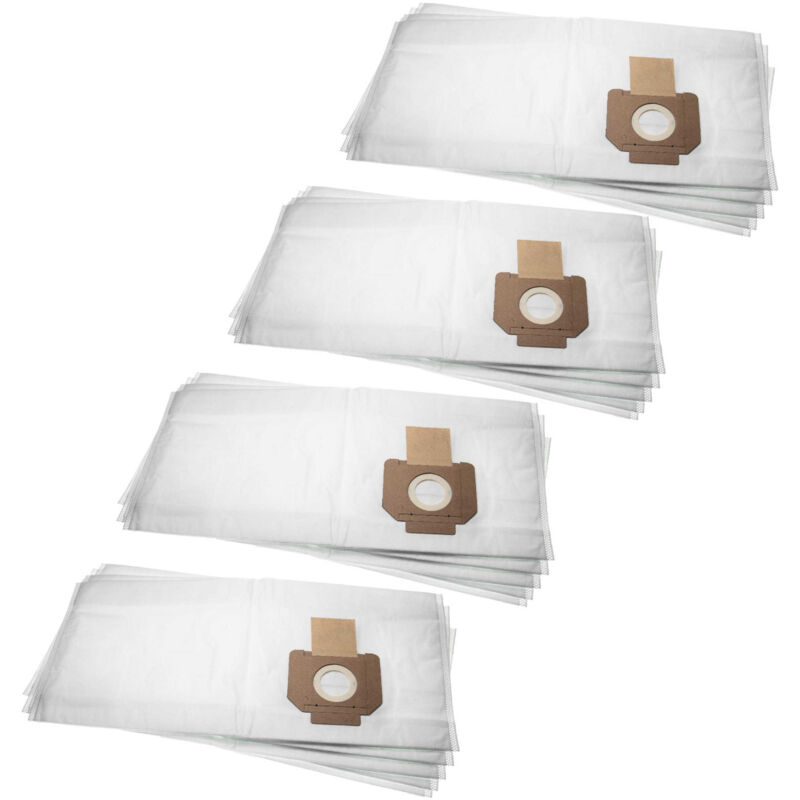 foto del prodotto 20x sacchetto sostituisce milwaukee 4932352306, 4932459689, 4932352308 per aspirapolvere microfibra, 27,9cm x 64,3cm bianco vhbw
