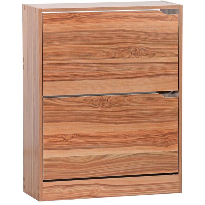 foto del prodotto scarpiera salvaspazio 2 ante legno naturale 63x80 cm