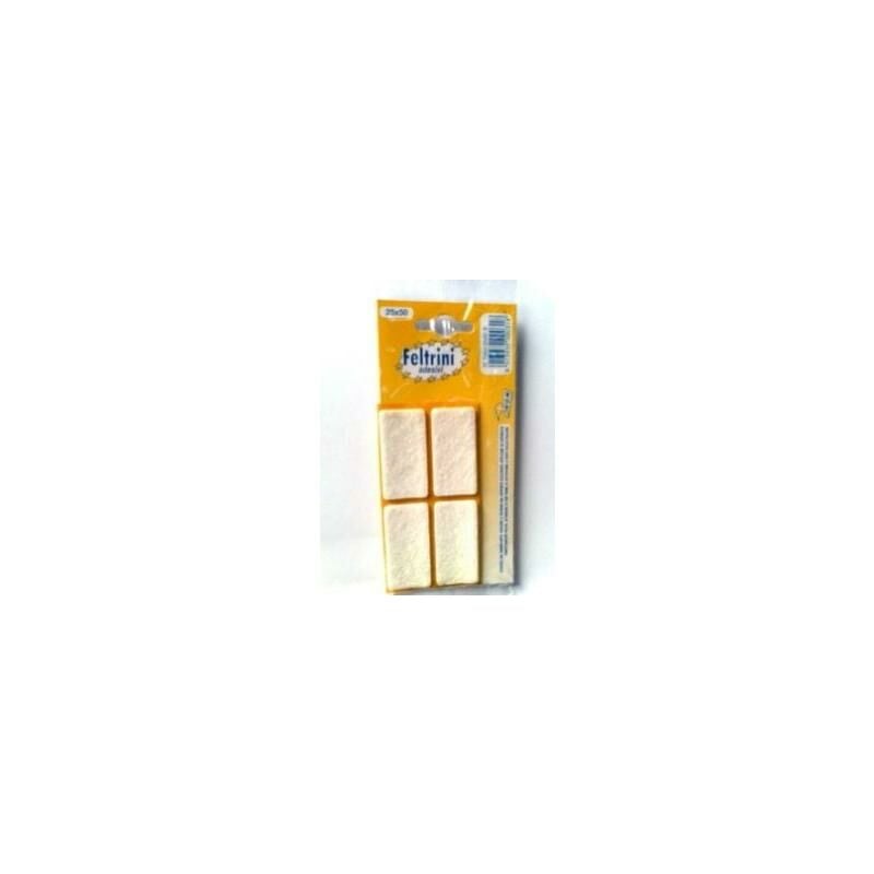 foto del prodotto feltrini adesivi mm.25x50 bianco rettan