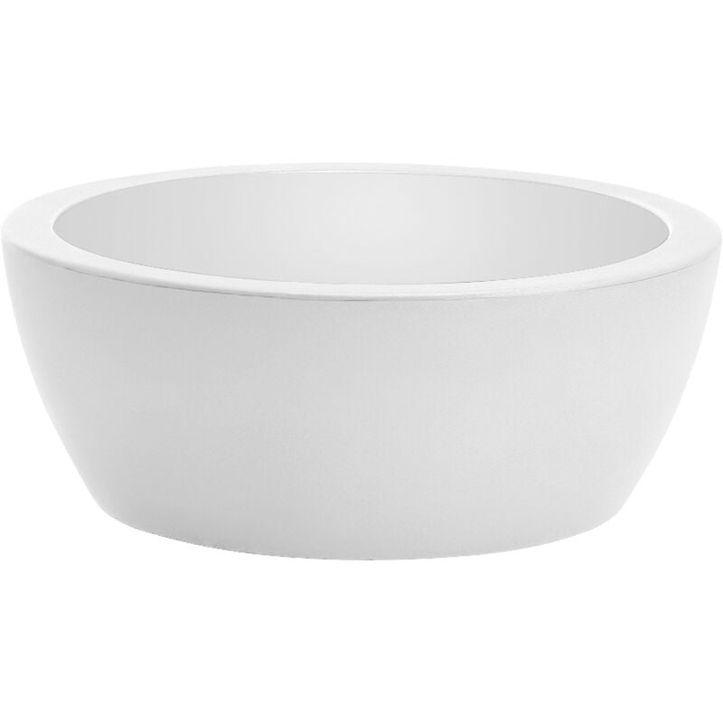 foto del prodotto vaso ciotola resina thetis cm. 60 bianco