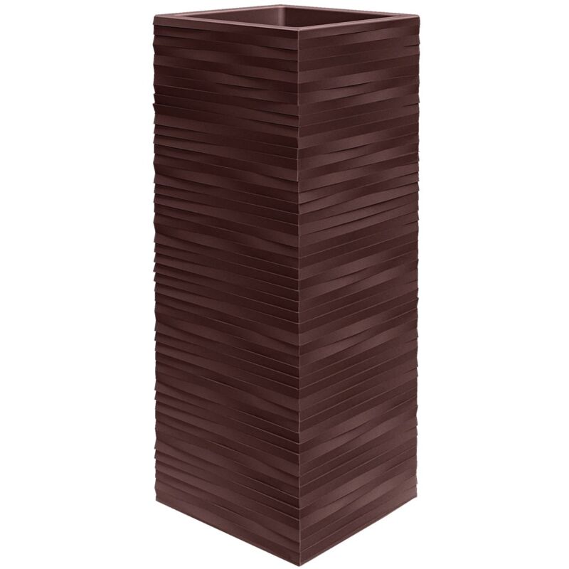 foto del prodotto nicoli vaso quadro alto colonna resina divo elegance cm. 75 corten