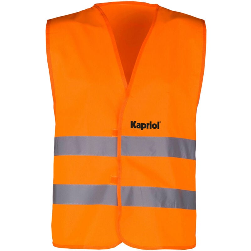 foto del prodotto gilet uomo da lavoro alta visibilita riflettente arancione en 20471 kapriol