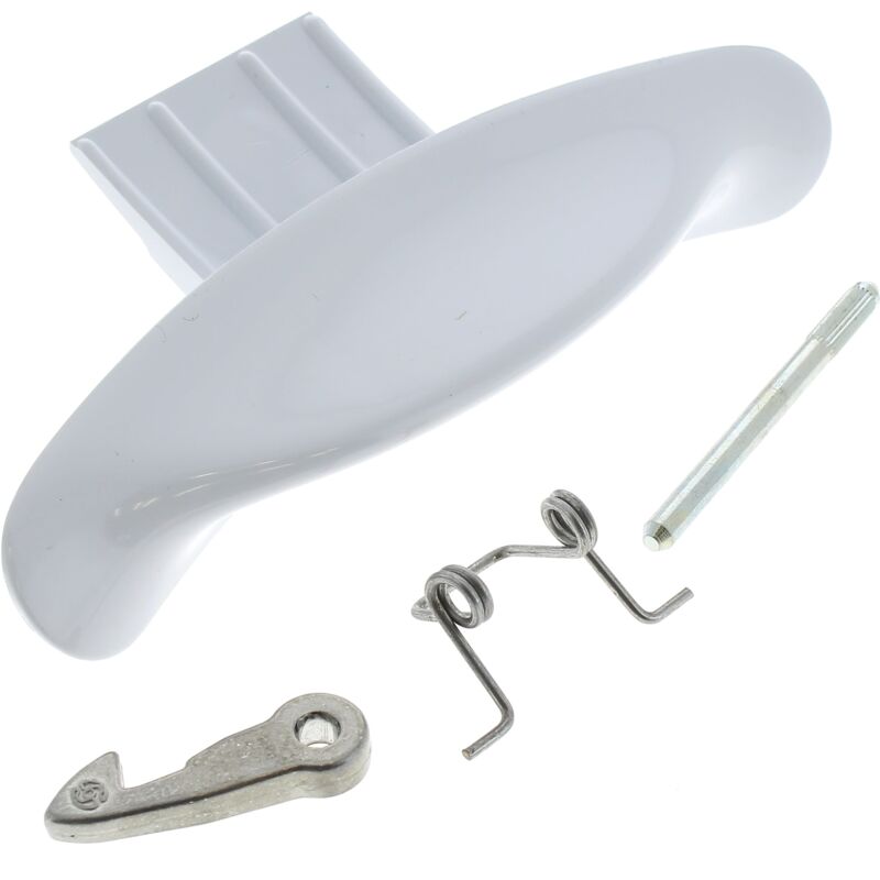 foto del prodotto maniglia finestra bianca c00116580 per lavatrice ariston