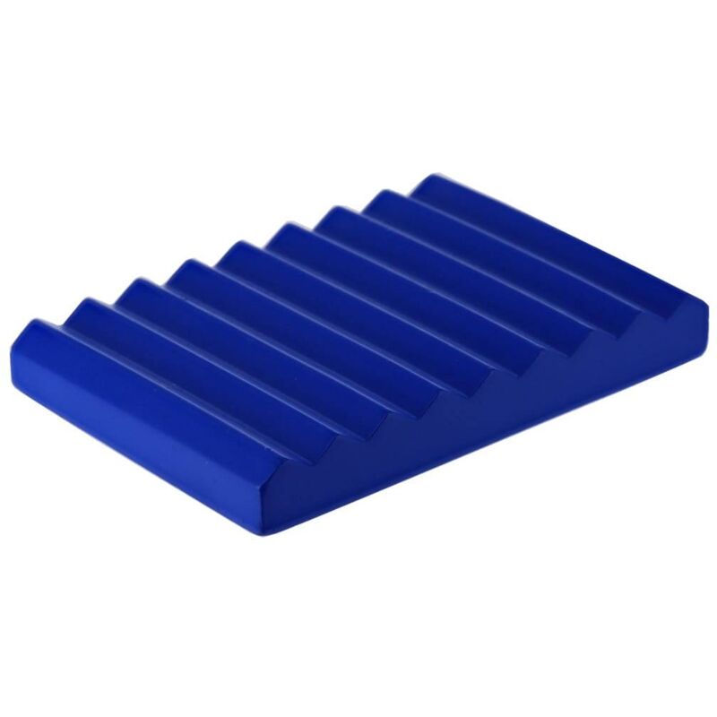 foto del prodotto portasapone in cemento blu majorelle tendance