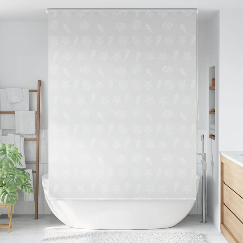 foto del prodotto vidaxl tenda a rullo per doccia 160x240 cm stella marina