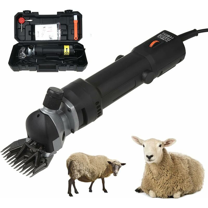 foto del prodotto fortuneville tosatrice per pecore elettrica professionale da 690 w nero 