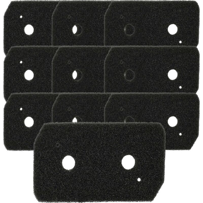 immagine 0 del prodotto 10x filtro in spugna compatibile con siemens wt45h208it 04, wt45h280 03, wt45h209dn 04, wt45h280 01, wt45h209dn 01, wt45h209dn 03 asciugatrice vhbw