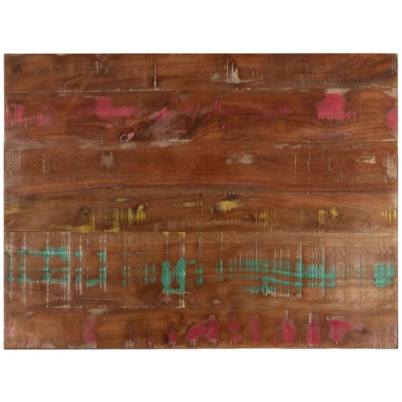 foto del prodotto vidaxl piano tavolo 90x70x2,5 cm rettangolare in massello di recupero