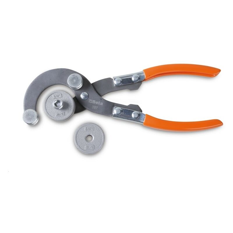 foto del prodotto 387 pinza curvatubi con matrici intercambiabili beta