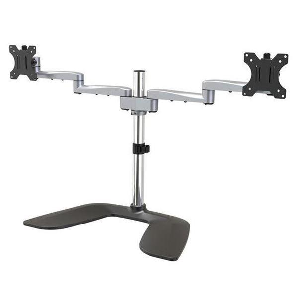 immagine 0 del prodotto startech.com supporto doppio monitor snodabile acciaio e alluminio