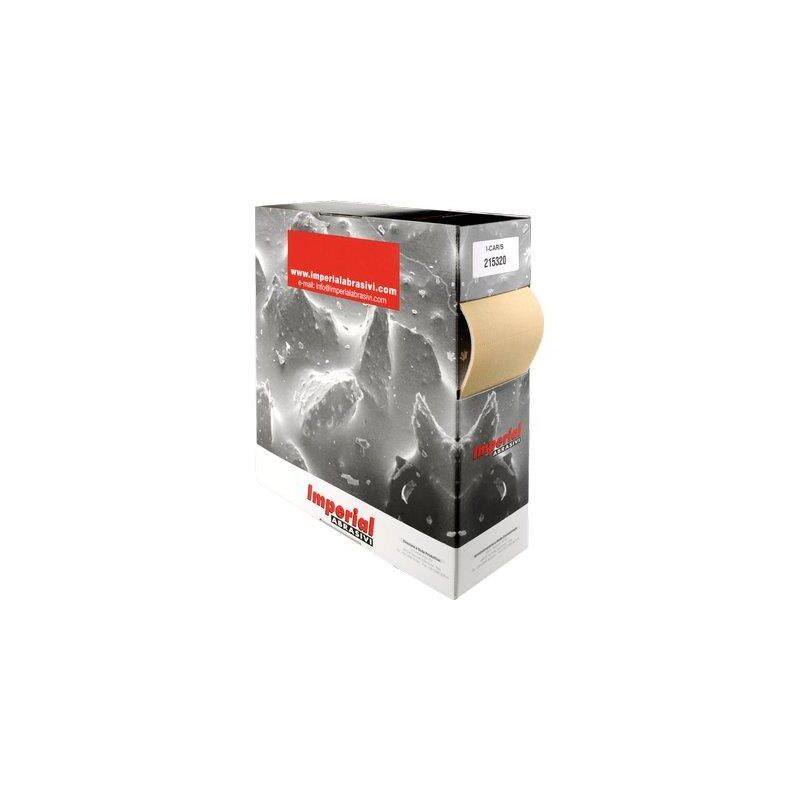 foto del prodotto imperial carta abrasiva pretagliata i cars s lattice ossido allum mm 115x140 grana 150 mt 25