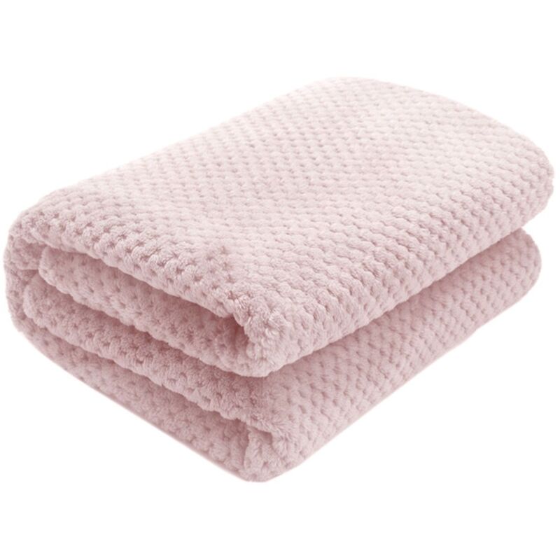foto del prodotto rea coperta di peluche rosa dirty