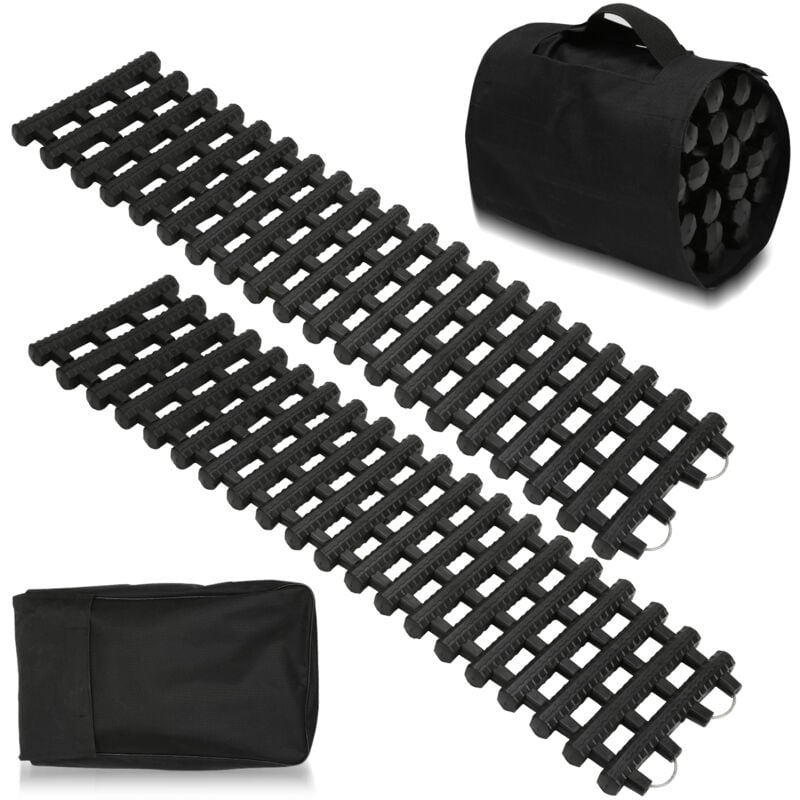 foto del prodotto traction track 2pcs car emergency evacuation plate traction aid anti slip aid start aid traction hengda