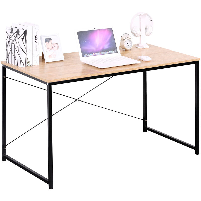 foto del prodotto frankystar hope scrivania in legno e metallo 120x60x70 cm