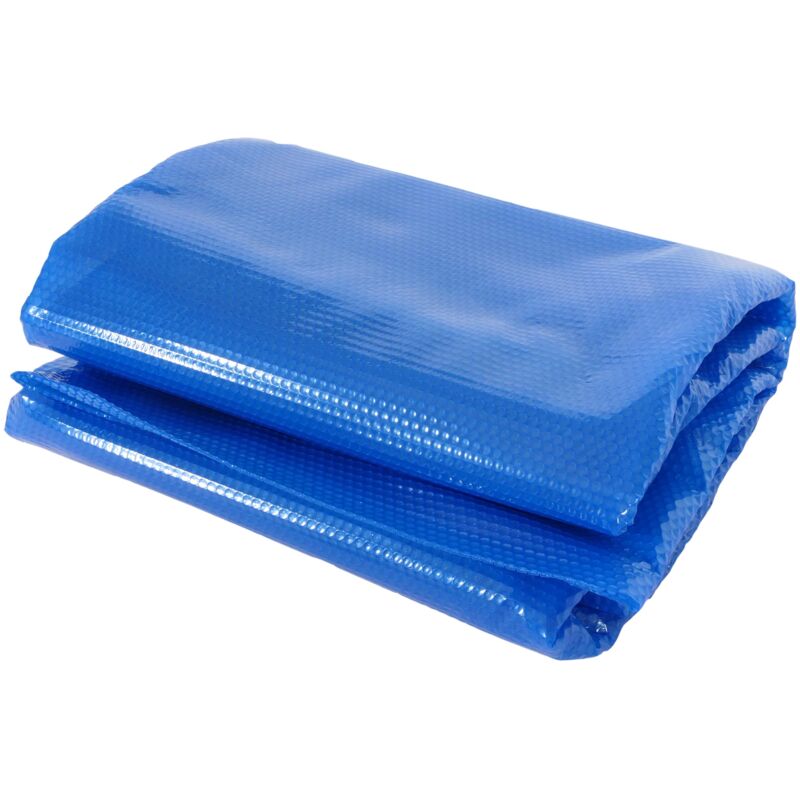 foto del prodotto copertura isotermica piscina telo pe 200 micron rettangolare 10x5m blu