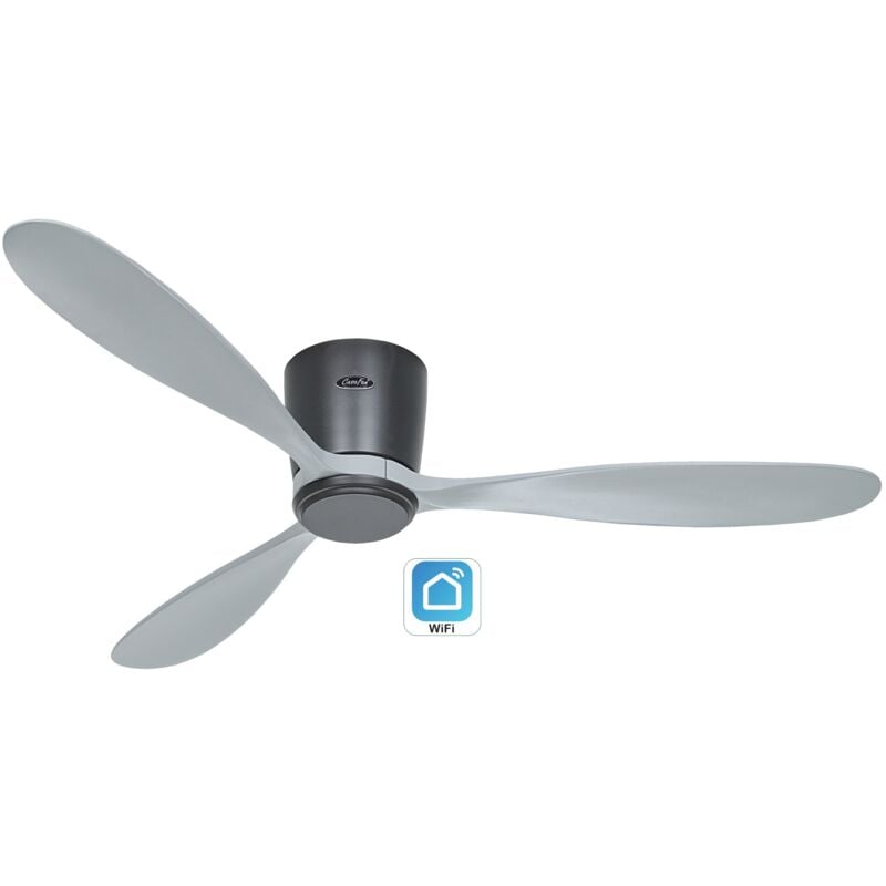 foto del prodotto casafan eco plano wood 132, ventilatore wifi senza luce