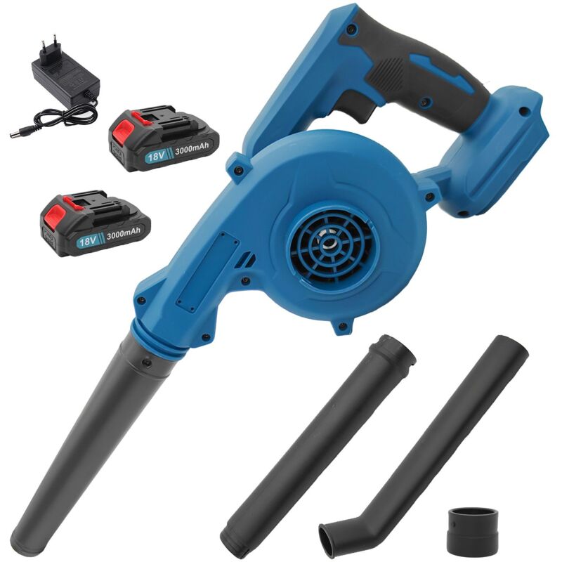 foto del prodotto batteria del ventilatore dell aspirapolvere, aspirapolvere elettrico dell edificio 130 miglia all ora, con 2x batterie da 3,0 amp e caricabatterie