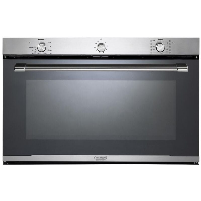 foto del prodotto forno elettrico de longhi dlm 90 xl da incasso termoventilato 120 l classe a acciaio inossidabile