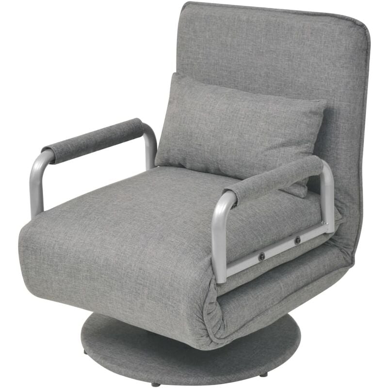 foto del prodotto prolenta premium furniture limited sedia girevole e divano letto grigio chiaro