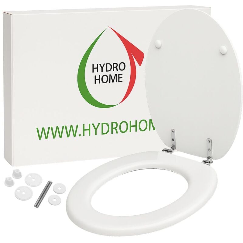 foto del prodotto hydro home copriwater ellisse ideal standard legno verniciato bianco eur economico