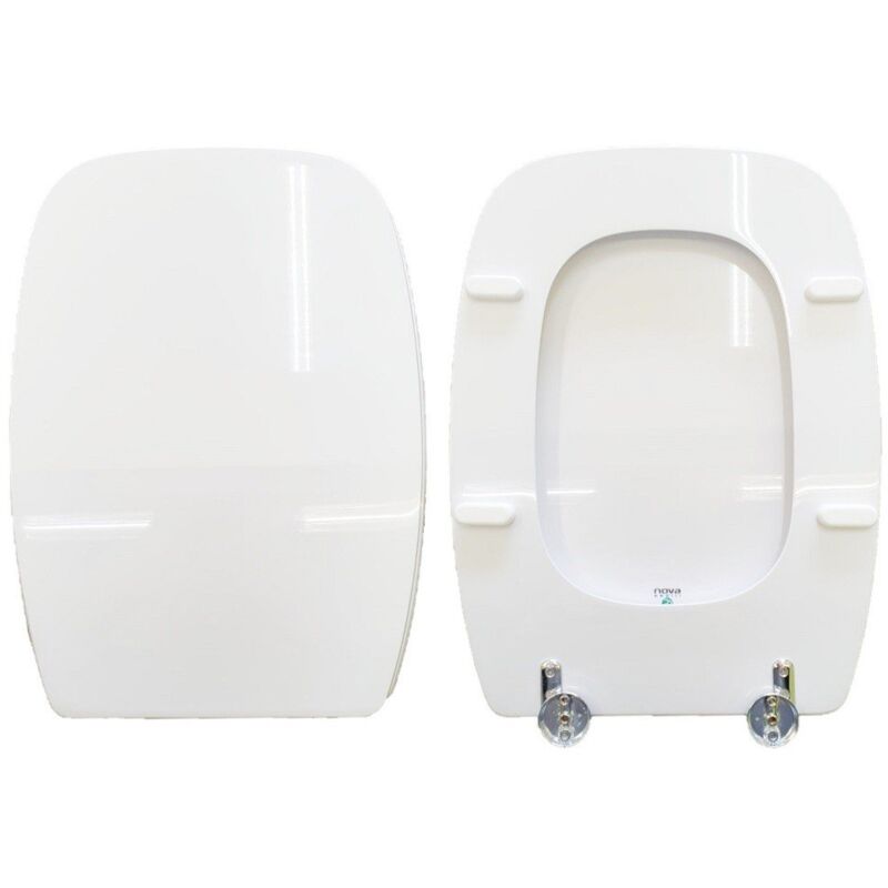 foto del prodotto copriwater emilia vavid legno rivestito in resina poliestere bianco