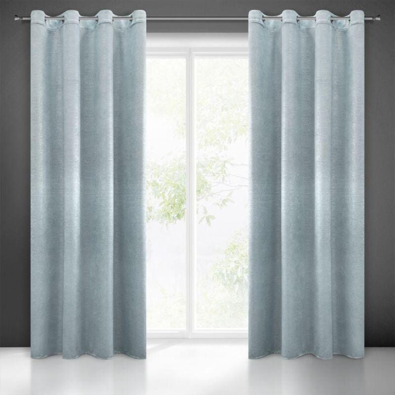 foto del prodotto tenda pronta mabel 140x250 cm blu