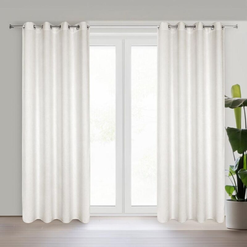 foto del prodotto tenda passerella pronta 135 x 250 cm beige chiaro