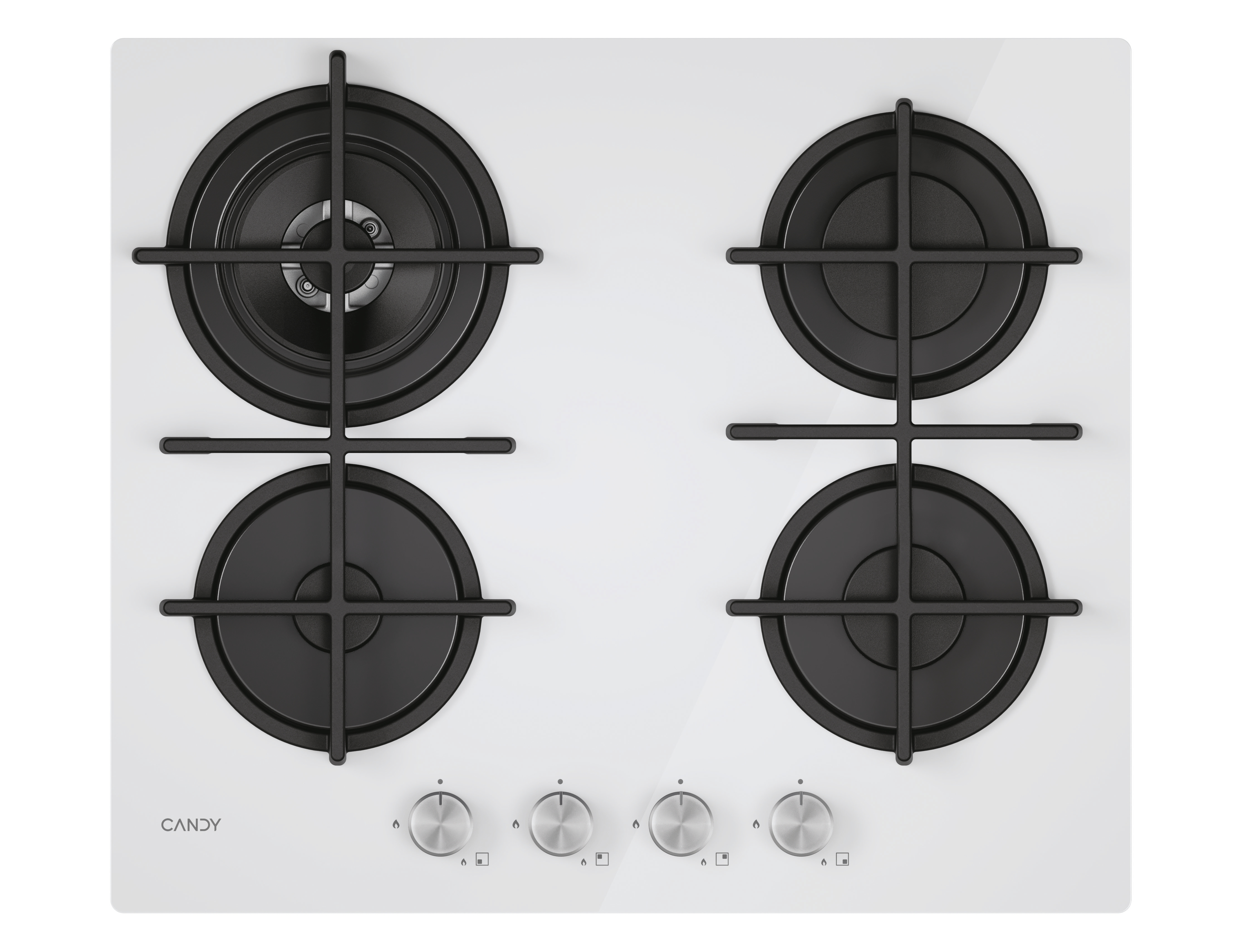 foto del prodotto candy moderna cvg6br4wtw bianco da incasso 60 cm gas 4 fornello i 