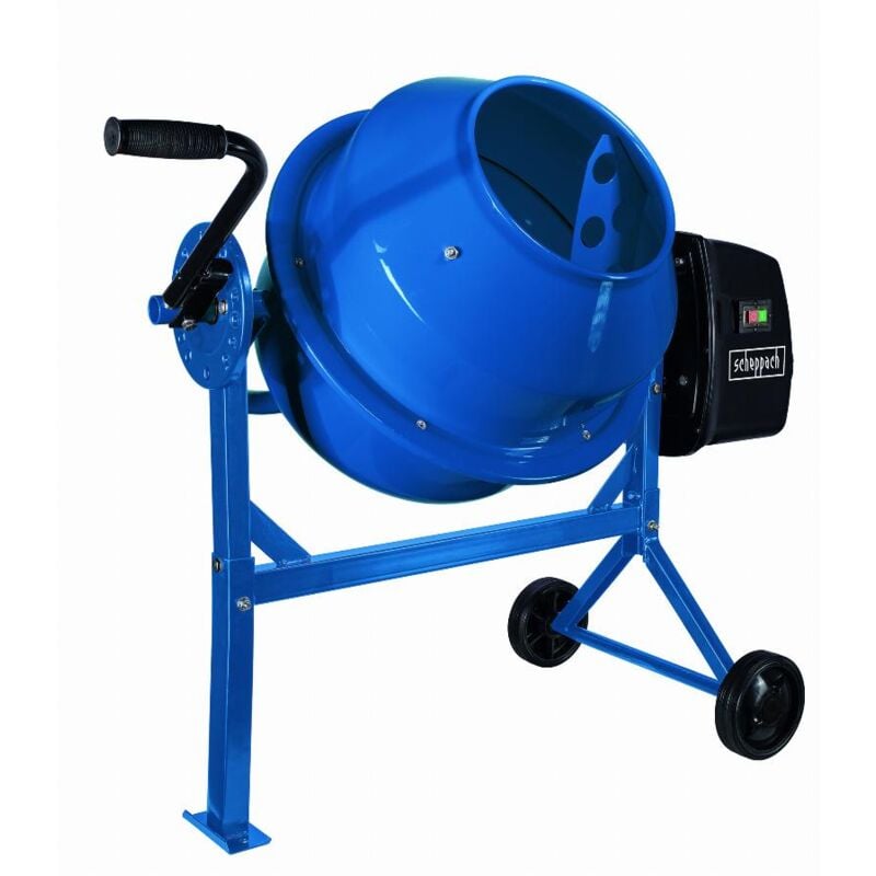 foto del prodotto betoniera elettrica 65 lt 220w scheppach mix65 impastatrice miscelatore cemento