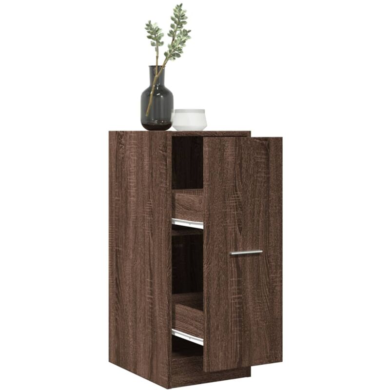 foto del prodotto vidaxl armadietto da farmacia rovere marrone 30x41x77,5 cm truciolato