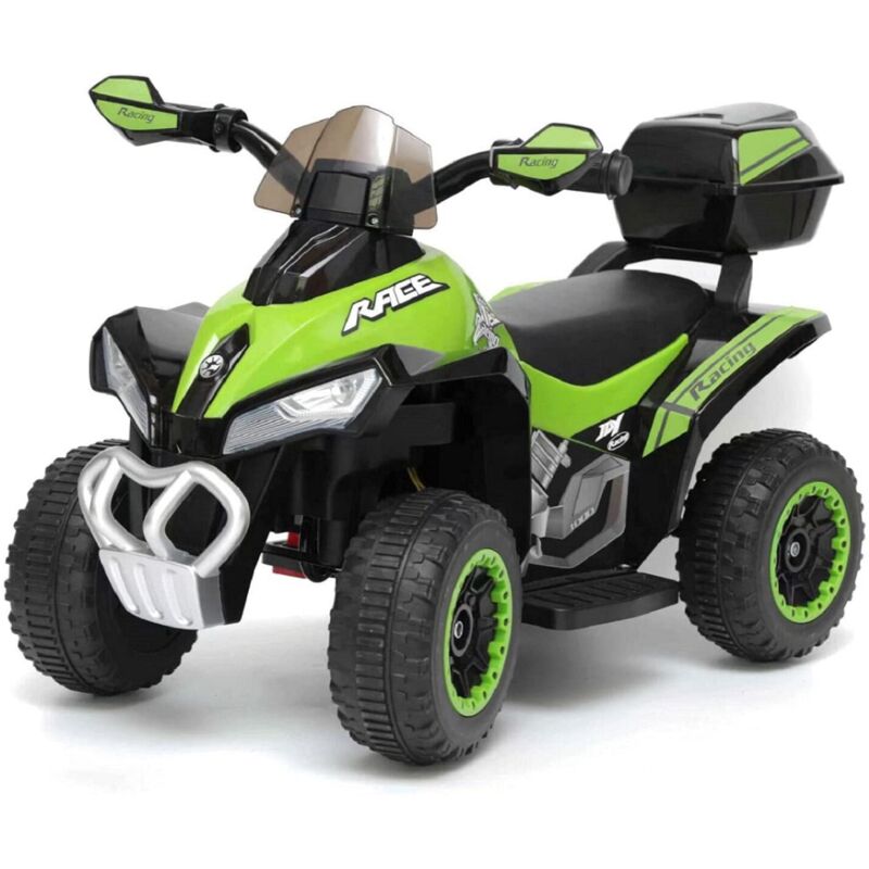 foto del prodotto quad elettrico per bambini tecnobike shop atv mini quad deluxe 6v verde