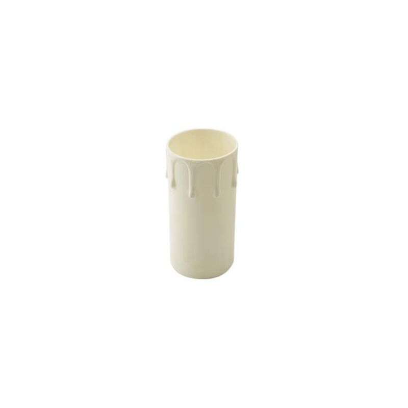 foto del prodotto rivestimento a candela fai attacco e27 da 85x42mm bianco 2202 bi
