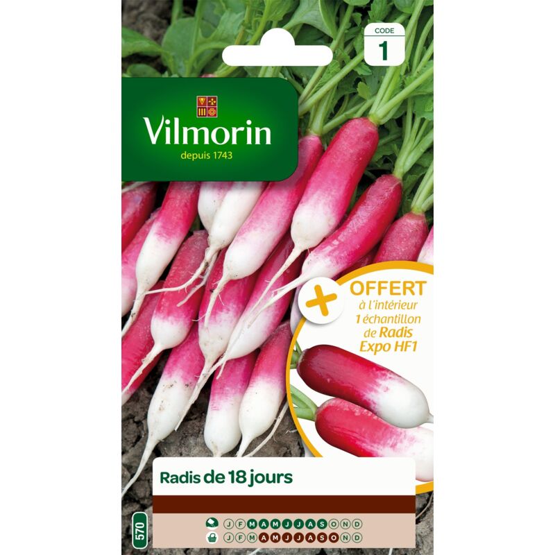 foto del prodotto 3882041 radis, rosso, 90 x 2 x 160 cm vilmorin