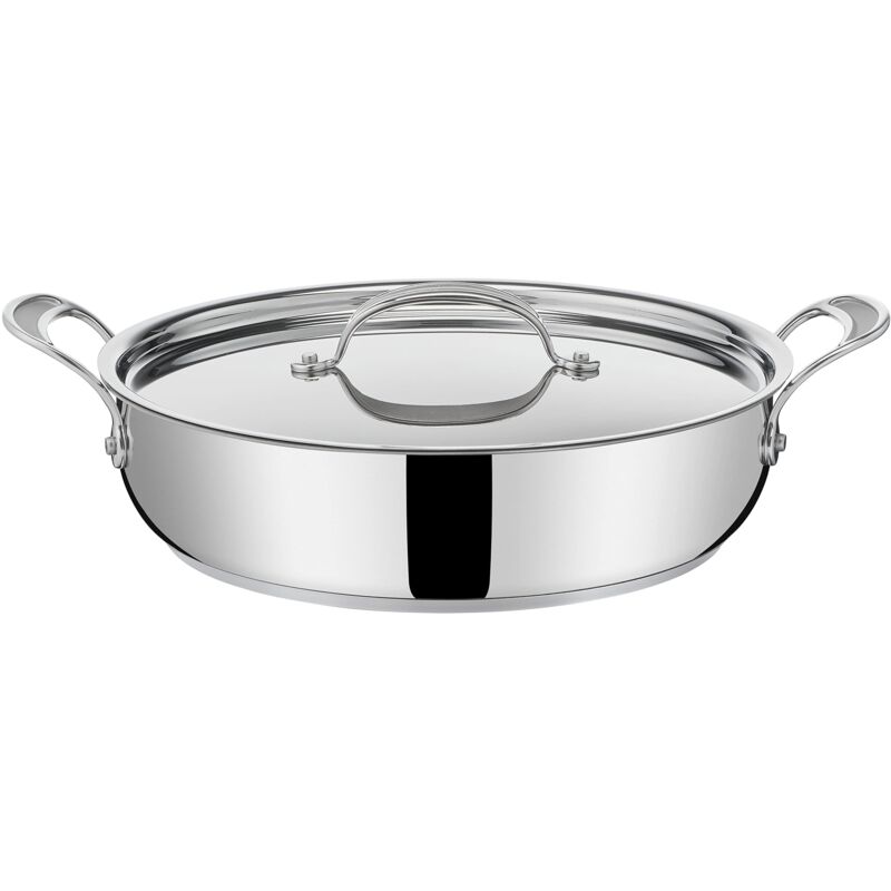 foto del prodotto e3069034 padella bassa, 30 cm, jamie oliver, inossidabile, acciaio inox tefal
