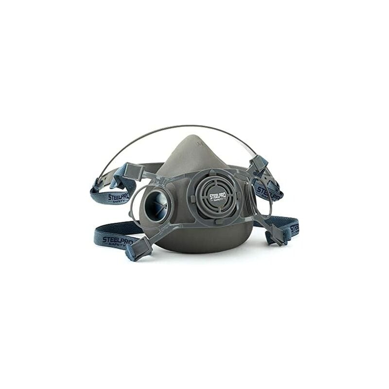 foto del prodotto mezza maschera taglia s breath per due filtri steelpro