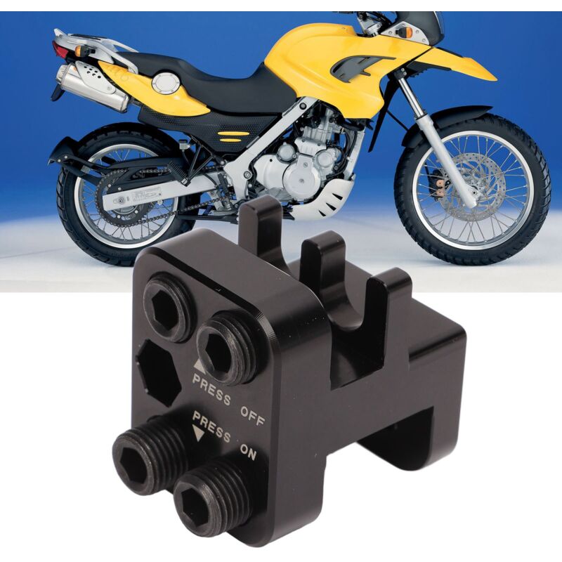 foto del prodotto rapanda outil de presse de maillon principal de moto atv billette en aluminium anodis noir pour cha ne 520 525 530