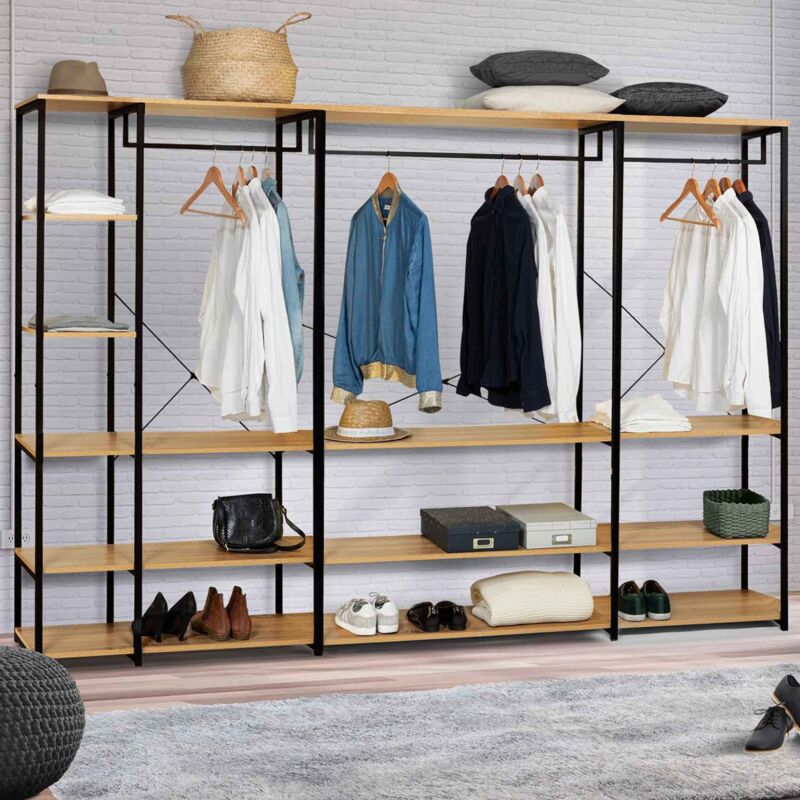 foto del prodotto armadio modulare xxl di grande capacit l. 250 cm detroit design industriale