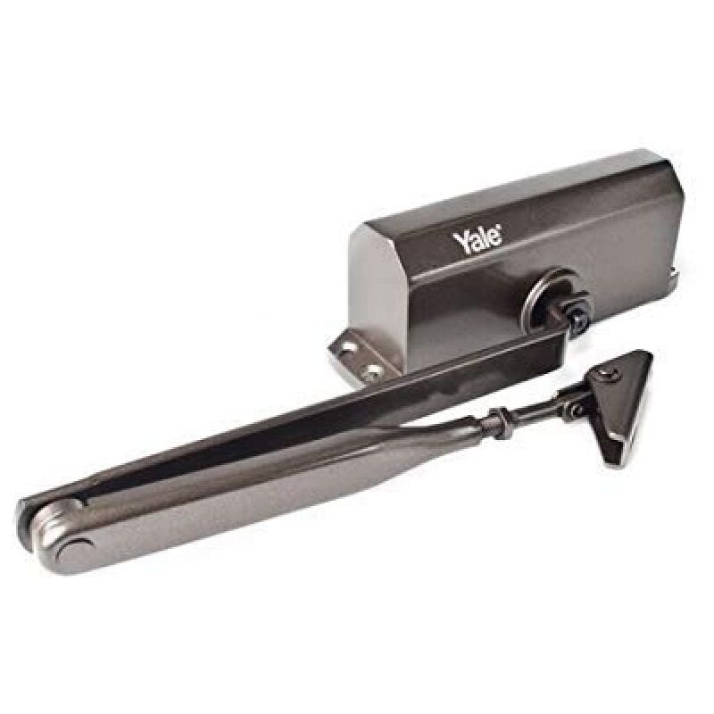 foto del prodotto yale chiudiporta aereo serie 4000 cod. 30 4000 0001 00 55 11 nero, braccio senza fermo