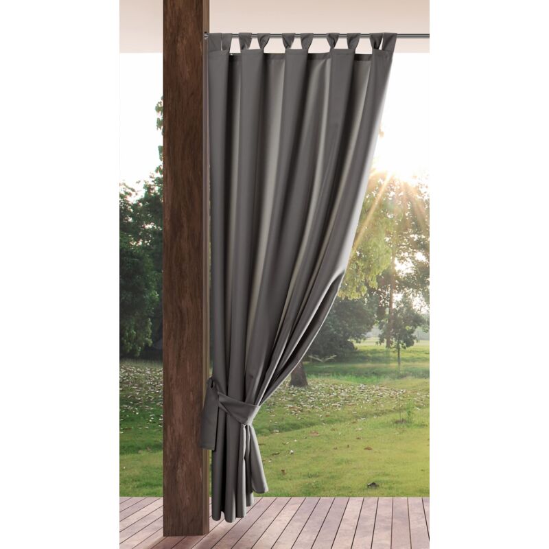 foto del prodotto eurofirany garden tenda de esterni con passanti 1 pezzo. tende impermeabili per terazze, tenda per gazebo pergolata patio balcone, protezione
