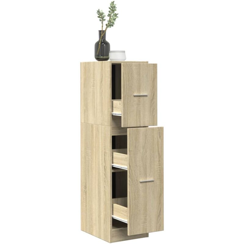 foto del prodotto armadietto da farmacia rovere sonoma 30x41x118 cm in truciolato vidaxl